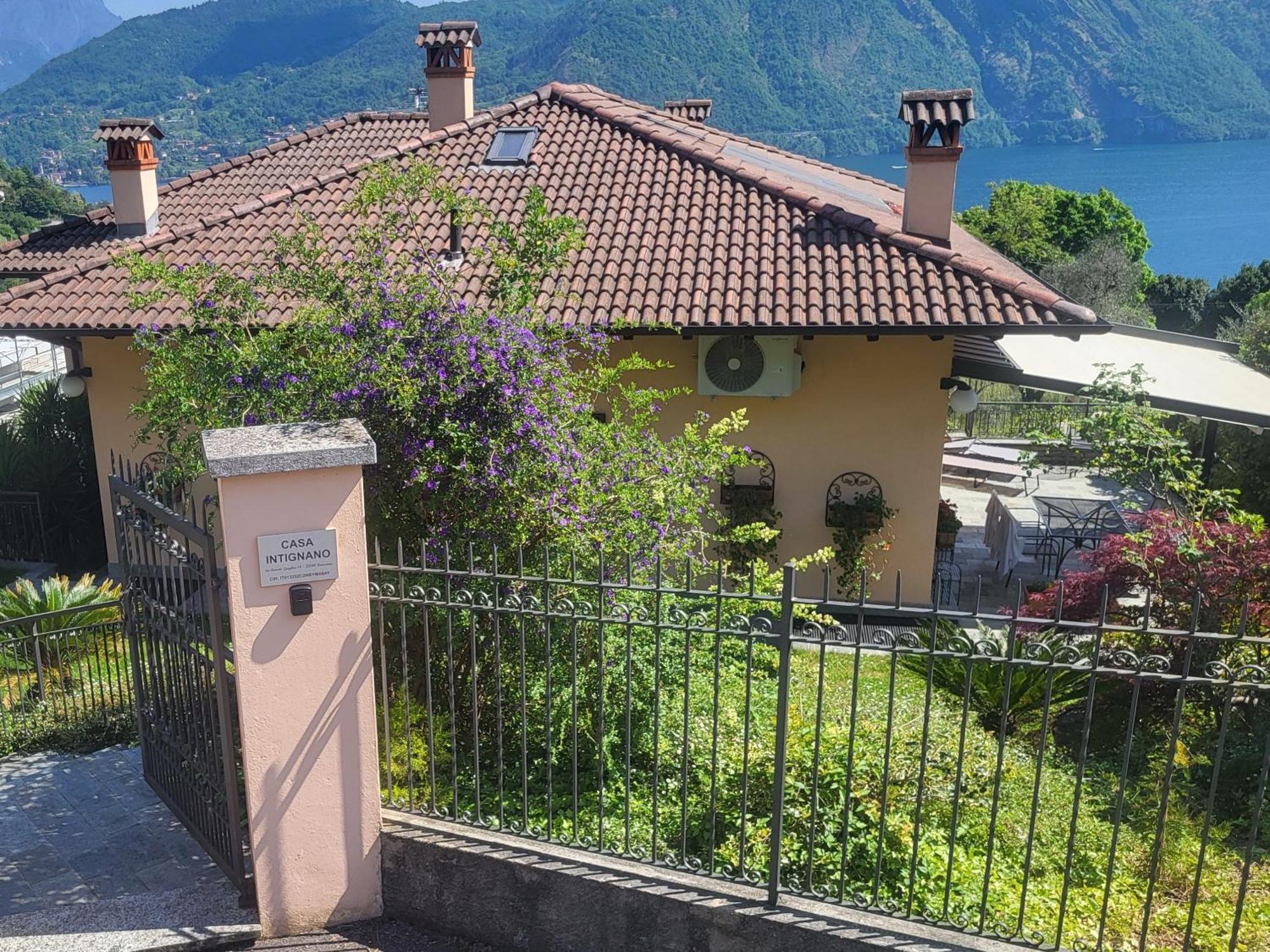 Casa Intignano - Appartamento Con Terrazzo Vista Lago Тремеццо Экстерьер фото